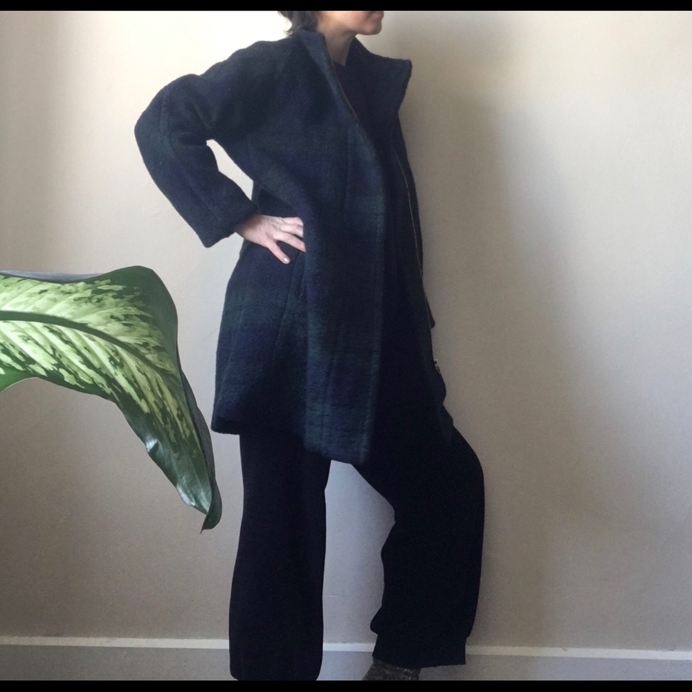 Plaid J.Crew Coat